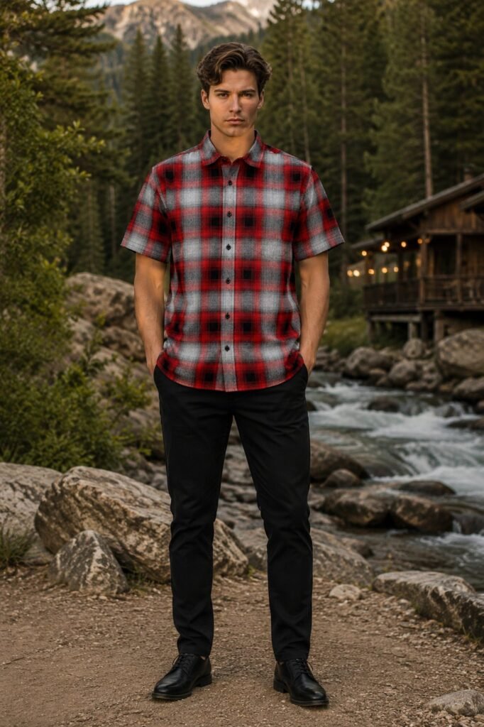 Harbor Short Sleeve Shirt - Red