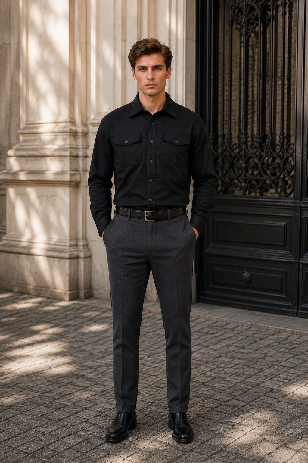Bridger Flannel Shirt Jacket - Black