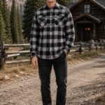 Bridger Flannel Shirt Jacket - Light Grey