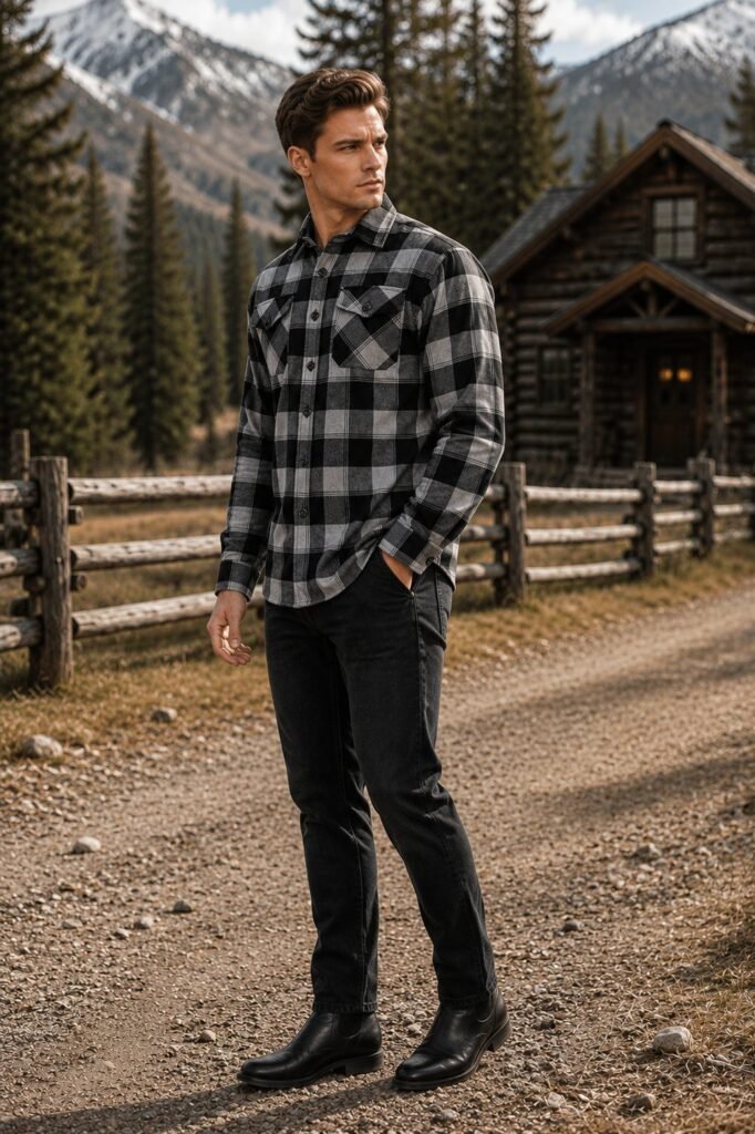 Bridger Flannel Shirt Jacket - Light Grey