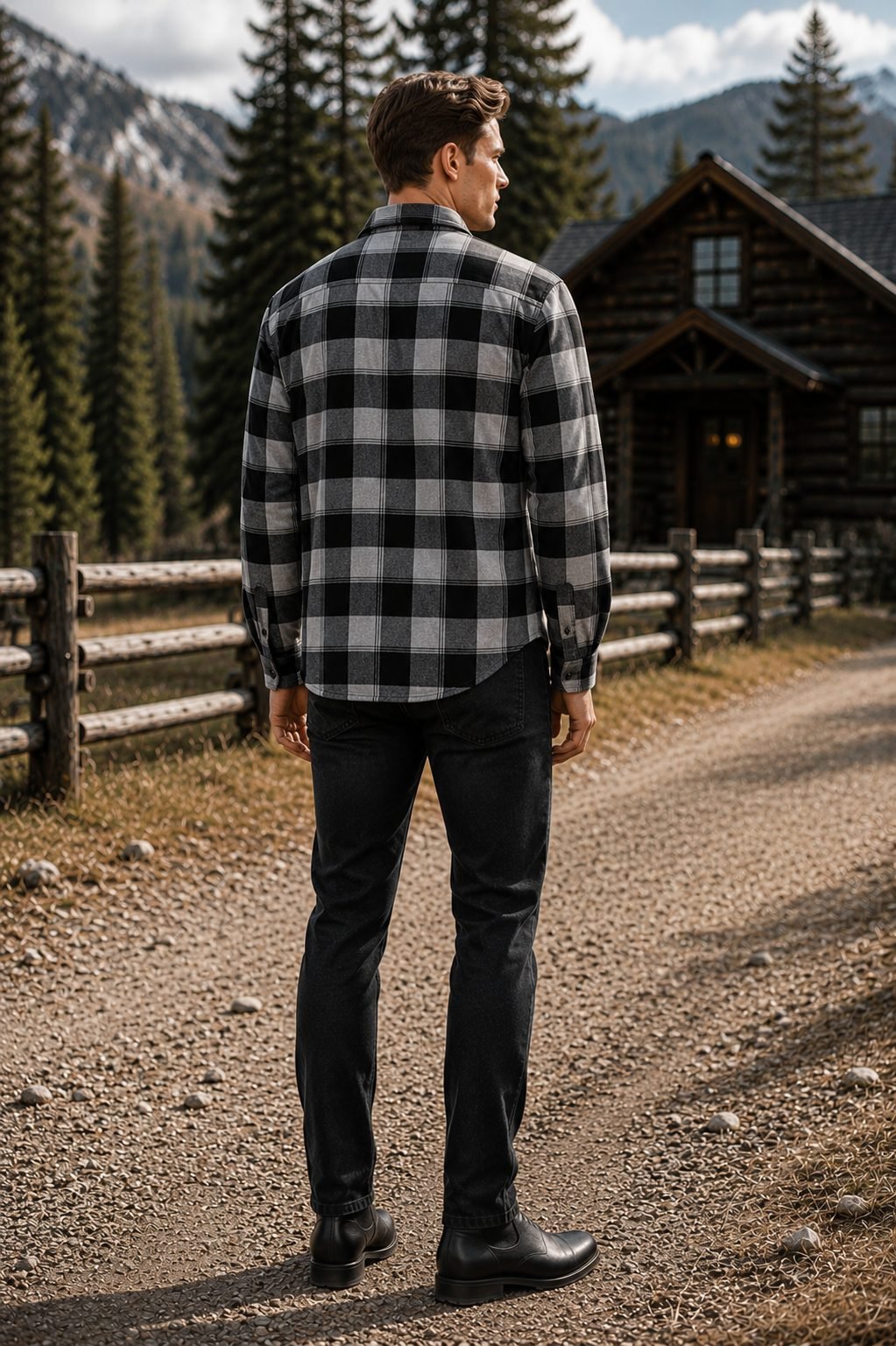 Bridger Flannel Shirt Jacket - Light Grey