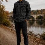 Bridger Flannel Shirt Jacket - Dark Grey