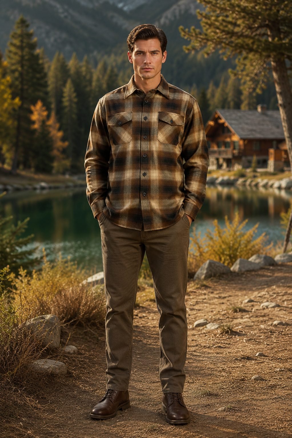 Bridger Flannel Shirt Jacket - Sand