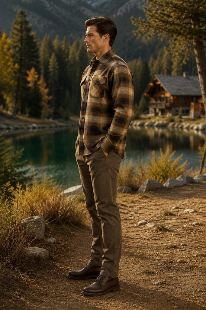 Bridger Flannel Shirt Jacket - Sand