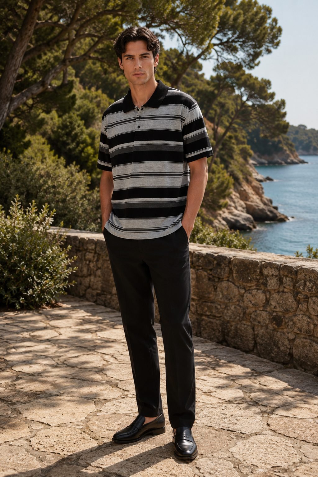 Fairway Polo Shirt - Light Grey