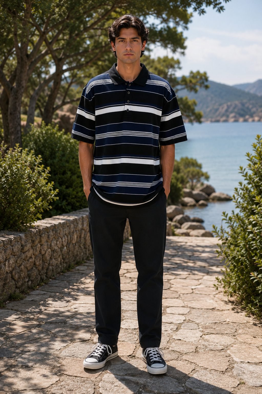 Fairway Polo Shirt - Navy